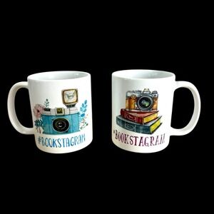 #Bookstagram Coffee Mug Cup Set Of 2